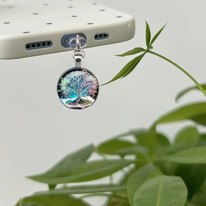 Phone Accessories Unique - سدادة غبار للهاتف المحمول بتصميم شجرة