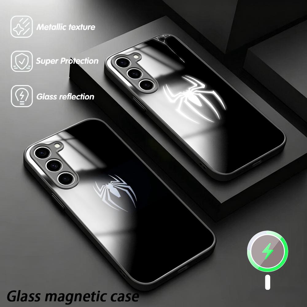 Magnetic Phone Case - جراب هاتف سبايدر بتصميم عصري وقوي