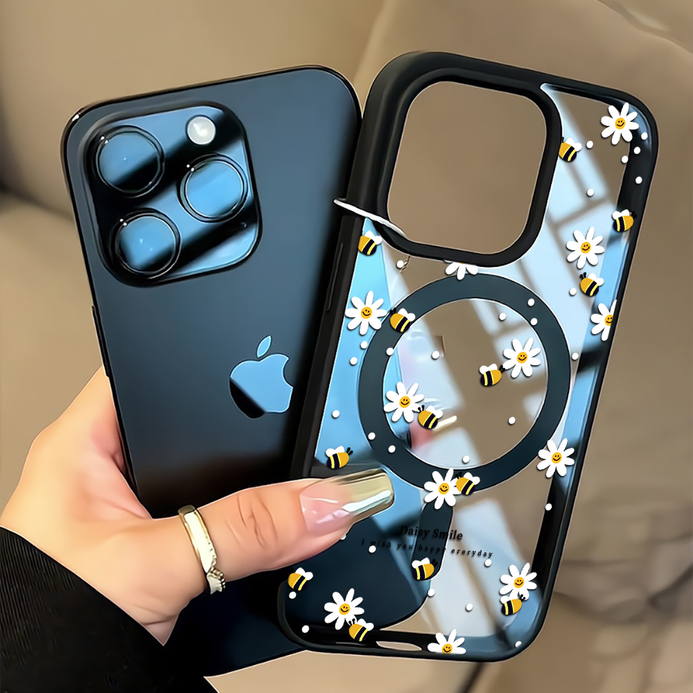 غطاء هاتف بتصميم زهرة الأقحوان - مراجعة Magnetic Phone Case وسعره
