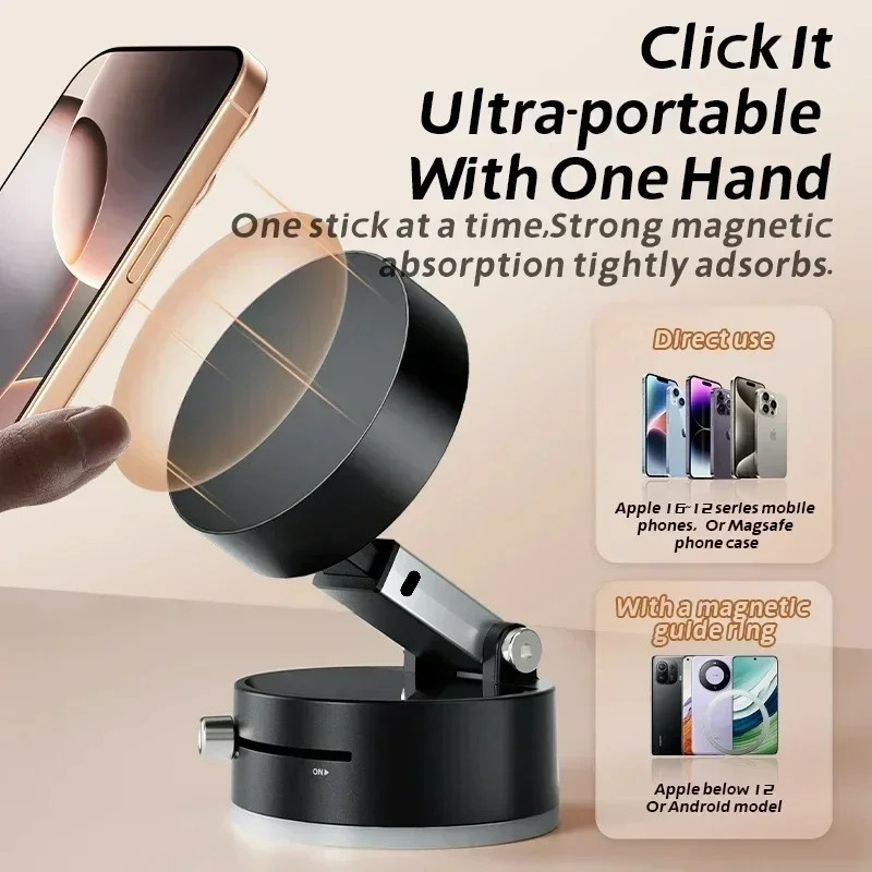 حامل مكنسة كهربائية مغناطيسي ع - مراجعة Car Mount Phone وسعره