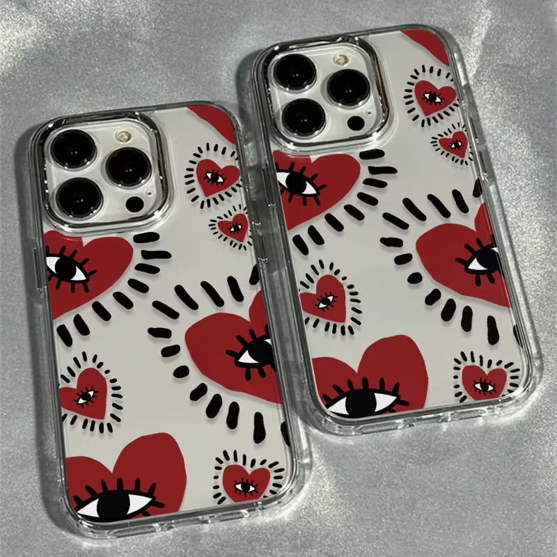 فريد الأحمر القلب العين الإطار - مراجعة Phone Accessories Unique وسعره