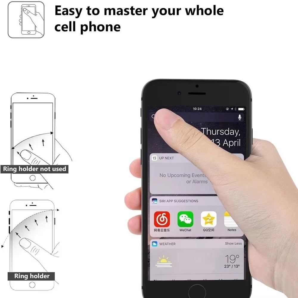 حامل هاتف محمول على شكل خاتم ل - مراجعة Phone Accessories Crochet وسعره