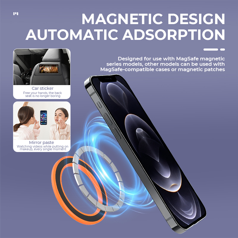 ل Magsafe حامل هاتف حلقي مغناط - مراجعة Car Mount Phone وسعره