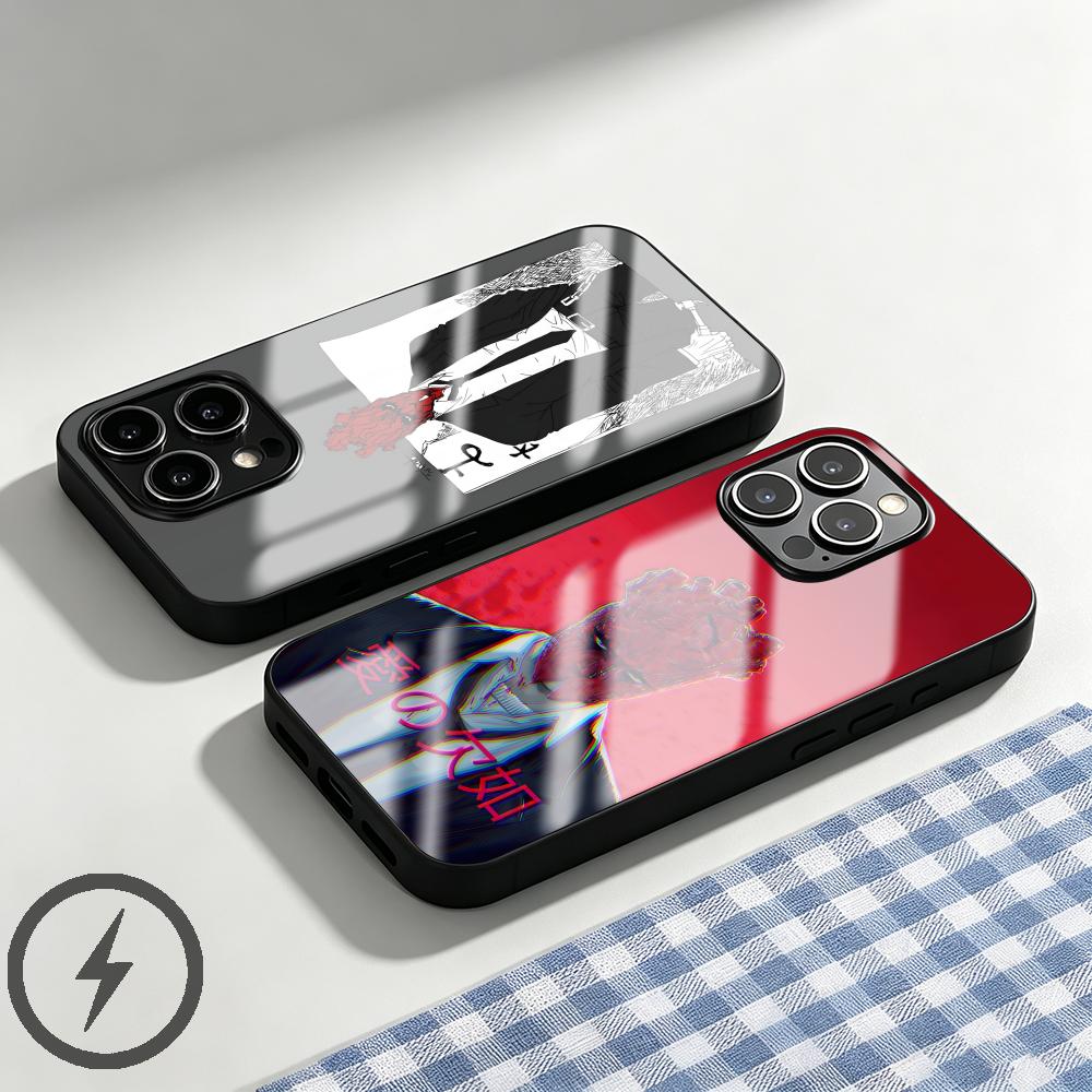 جراب هاتف أنمي دوروهيدورو زجاج - مراجعة Magnetic Phone Case وسعره